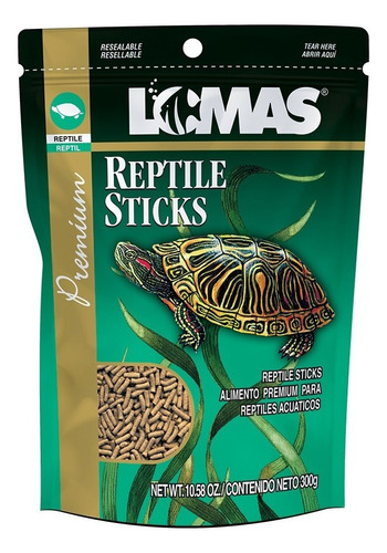 Alimento Tortugas Reptiles En Palitos Reptile Sticks 300g