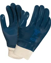 Comprar Guantes De Nitrilo, Puño De Tela, Trabajo Obra Construcción