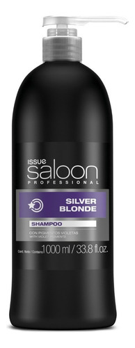 Shampoo Issue Saloon Silver Blonde Pigmentos Violetas 1000ml