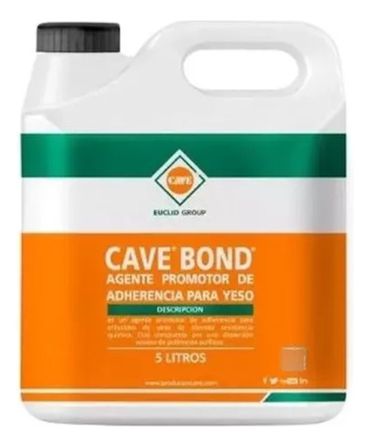 Cave Bond Bidon 5l  Promotor De Adherencia Yeso