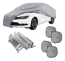 Comprar Funda Lona Cubre Auto Impermeable Talle Xl + Pack Parasol X5