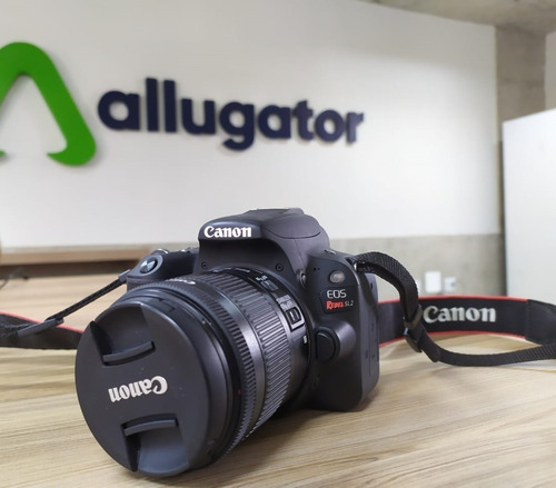 Canon Rebel Sl2 + Lente 18-55mm