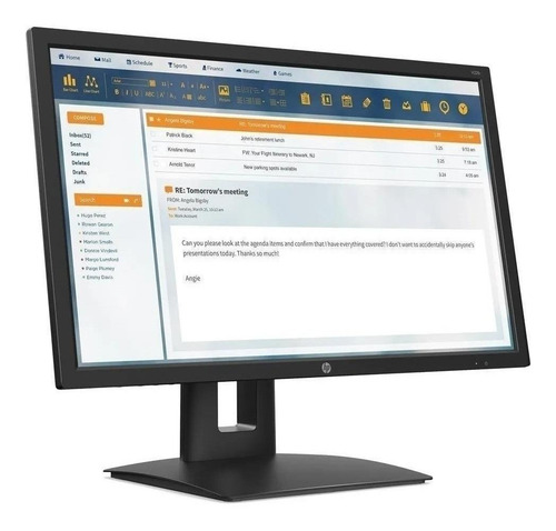 Monitor HP V22b led 21.5" preto 100V/240V