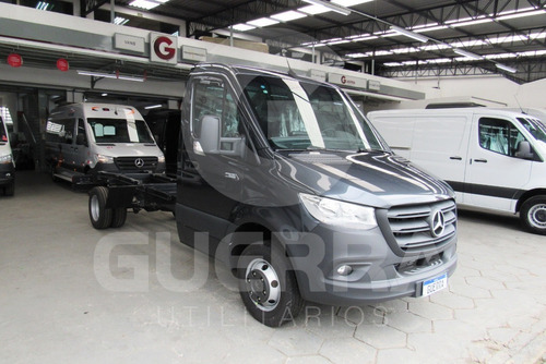 Imagem 3 de 8 de Mercedes-benz Sprinter 516 E.l 21/22 Chassi High Tech Cinza