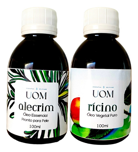 Óleo Rícino E Alecrim Crescimento Capilar Sobrancelha 100ml