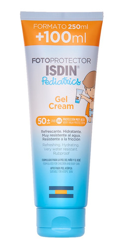 Fotoprotector Gel Crema Pediatrico Isdin Spf 50 250ml