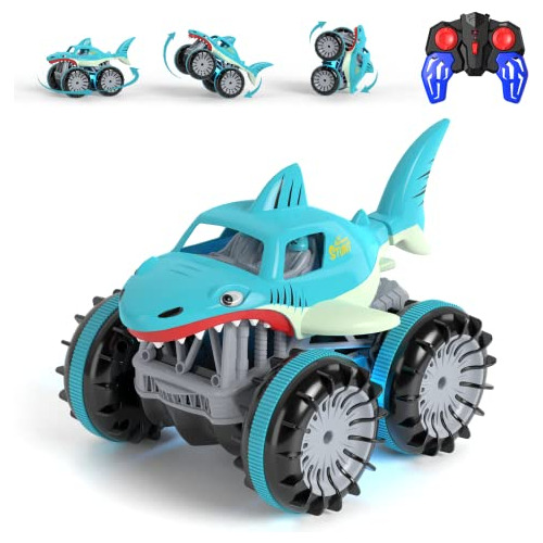 Coche De Control Remoto Anfibio, Rc Cars Shark Monster ...