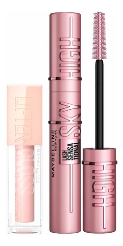 Set Maybelline Máscara Sky High + Labial Lifter Gloss Ice