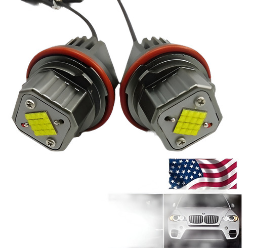 2 X 80w Blanco 6000k Cree Led Angel Eye Halo Anillo Marcador