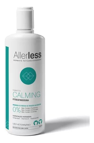Shampoo Calming Para Cuidado De Pele De Cães E Gatos 240ml Allerless