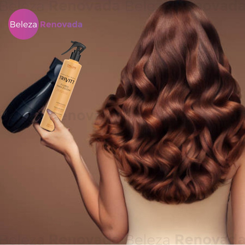 Fluido para Escova Com Proteção Térmica Trivitt 300ml