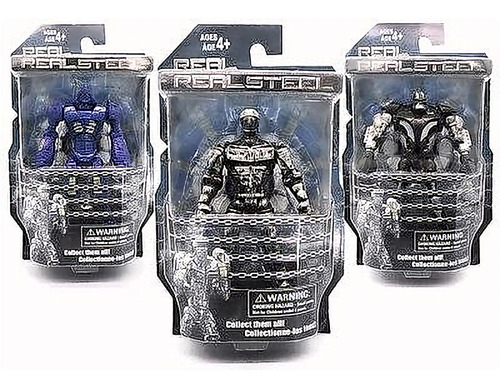 Real Steel 3 Cajas Figuras Zeus Noisy Boy Atom Envío Gratis