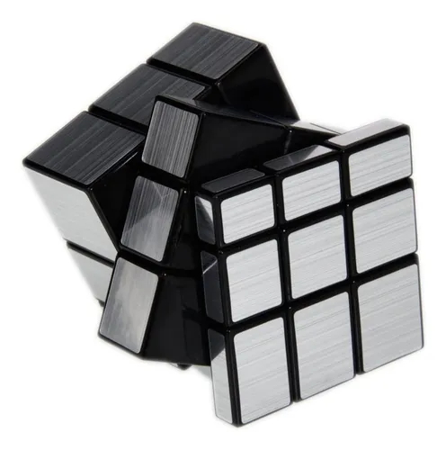 Cubo De Espejo Plateado, Juguete De Cubo De Rubik De 5,7 Cm