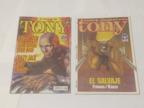 2 Revistas El Tony Super Color N° 208 - N° 267. Ed Columba