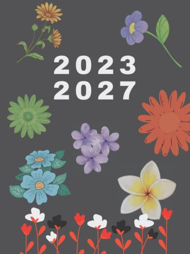 2023-2027: 60 Meses  Grande Agenda Mensual 5 Años 2023 À 202