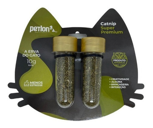 Erva Dos Gatos Desidratada Catnip Relaxante 10g - Petlon