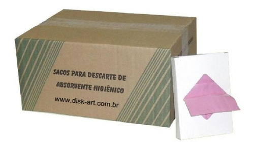 Sacos Para Descarte De Absorvente Cx 24 De 25 Un Disk Art