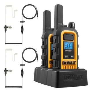 Radios Empresariales Dewalt Dxfrs300 2 Pack Con 2 Auriculare