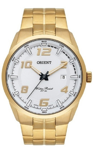 Relógio Orient Masculino Dourado Mgss1200 S2kx