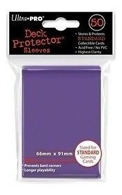 50x Protectores De Cartas Magic Color Morado Ultra Pro