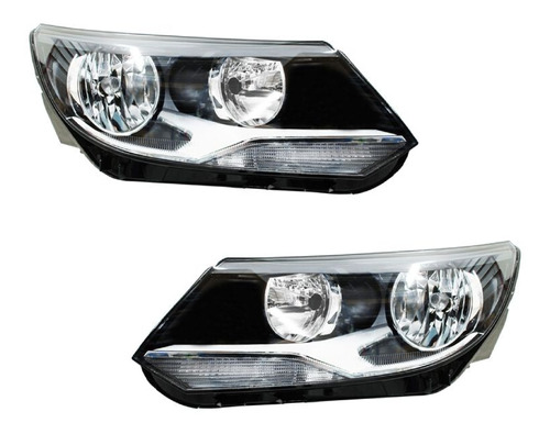 Par Faros Tiguan 2012-2013-2014 C/motor Ald