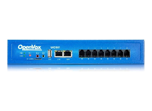 Ip Pbx Uc501 Para 8 Lineas Analógicas 120 Extensiones Sip