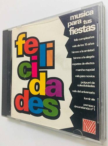 Cd Música Para Tus Fiestas Felicidades 