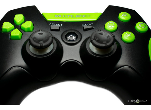 Controle Gamer Joystick C/ Led Multilaser Com Fio Ps3 Pc Usb
