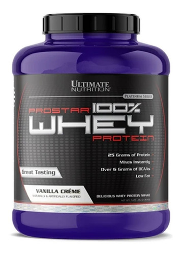 100% Whey Protein Prostar 2,3kg  - Ultimate - Whey Isolado Sabor Vanilla