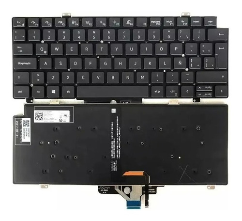 Teclado Dell Latitude 5420 7420 7520 2021 Con Luz Sp/la