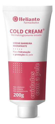  Cold Cream Helianto Creme Barreira Protetora Da Pele 200gr