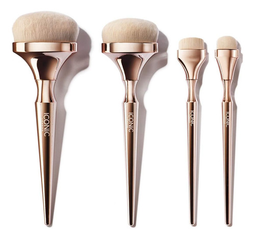 Iconic London Set De Brochas De Base Hd Blend 5 Piezas