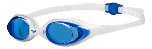 Goggles Natación Arena Spider Transparente 000024-711 Color Blanco - Azul