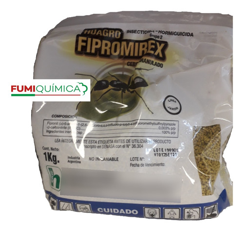 Cebo Hormigas Granulado Insecticida Fipro Mirex X 1 Kg X 2 U