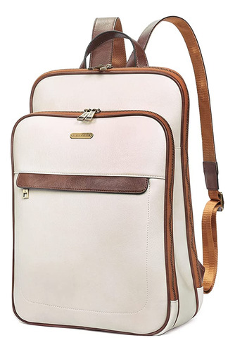 ~? Cluci Leather Laptop Backpack Purse Para Mujeres 15.6 Pul