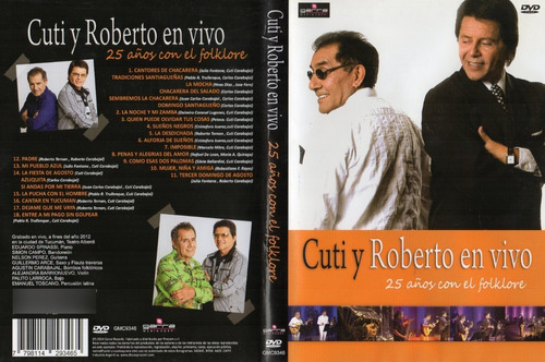 Dvd Cuti Y Roberto Carabajal  En Vivo 