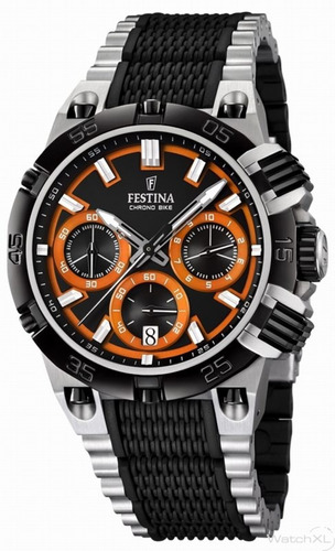 Reloj Hombre Festina Tour De France F16775-6 Acero Y Naranja