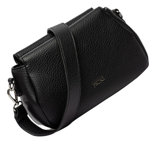 Bandolera Prune Petit Negro Níquel