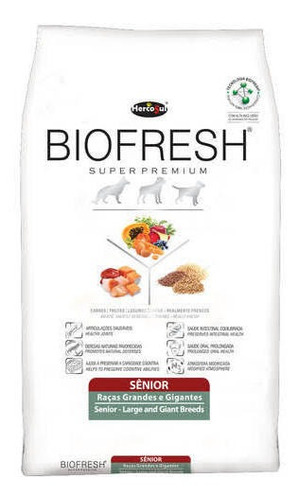 Biofresh Cães Sênior De Raças Grandes E Gigantes - 12kg