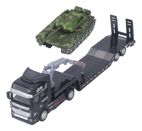 Juguete De Simulación De Tanque De Remolque De Plataforma Pl