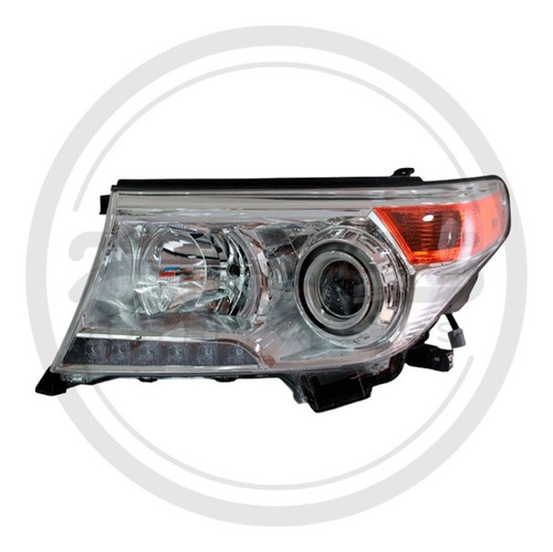 Farola Izqui Con Hid,led Y Motor Toyota Land Cruiser Sahara 