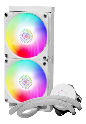 Imagen 6 de 7 de Watercooling Coolermaster Ml240l V2 Argb White Edition
