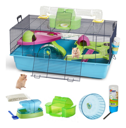 Jaula Hamster Sirio Ruso Roedor Jerbo Hamstera Heaven Metro