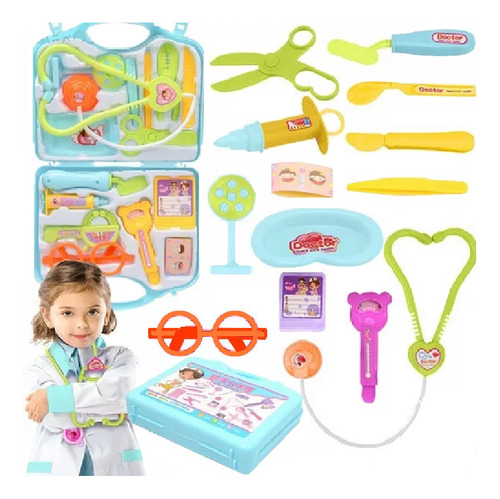 Kit De Juguetes Doctor Para Niños Regalos Creatividad 15pzs