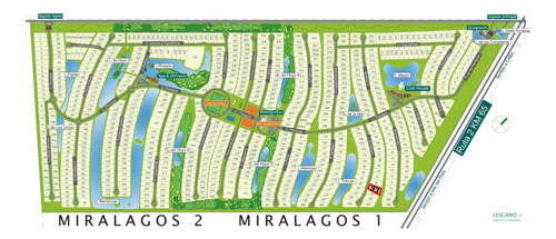 Terreno Venta 25x68 Mts - 1700 Mts 2 Totales - Club Miralagos