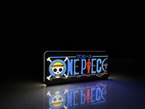 Comprar Cartel Cuadro Luminoso One Piece Logo Deco Anime Led