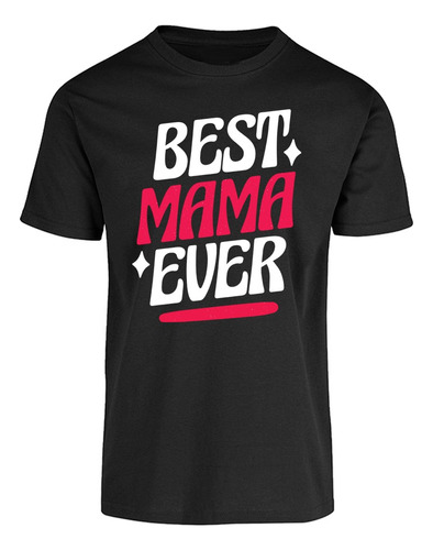 Playera Oversized Mujer-día De Las Madres-best Mama-la Mejor