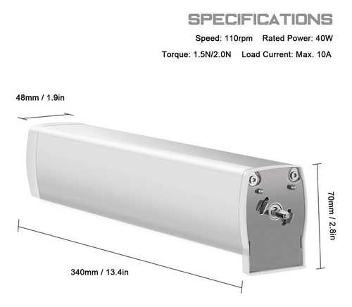 Tuya Wifi - Interruptor De Cortina Inteligente, Eléctrico