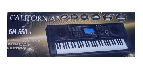 California Gm650 V2 Teclado Controlador Midi Usb Organo Sust