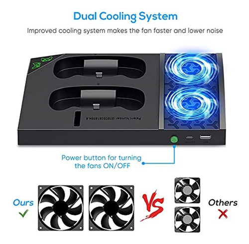 Imagen 2 de 7 de Soporte De Refrigeración Mejorado Para Consola Xbox